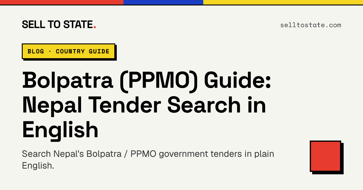 Bolpatra (PPMO) Guide: Nepal Tender Search in English