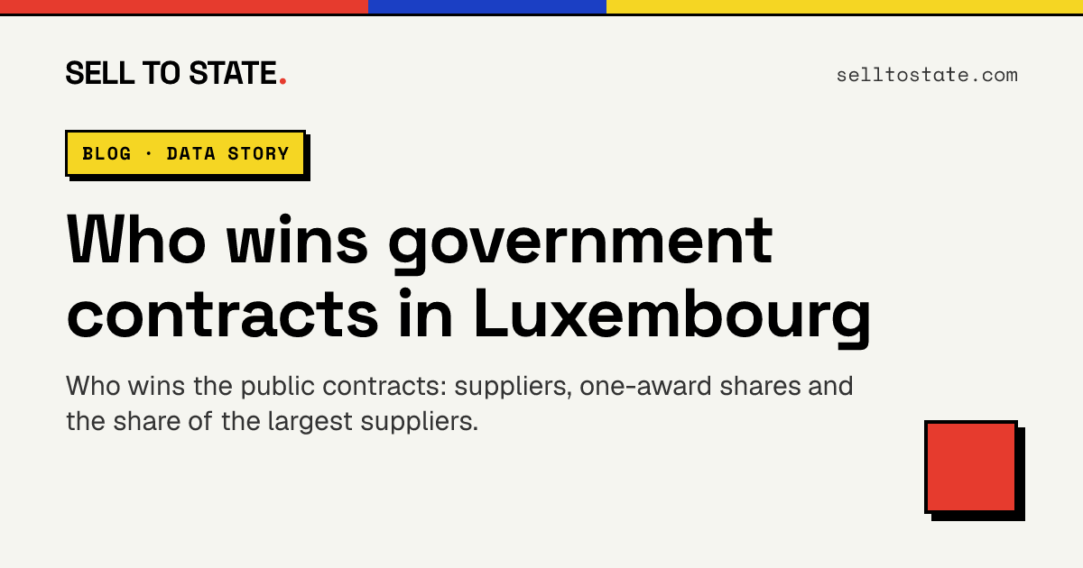 Who wins government contracts in Luxembourg