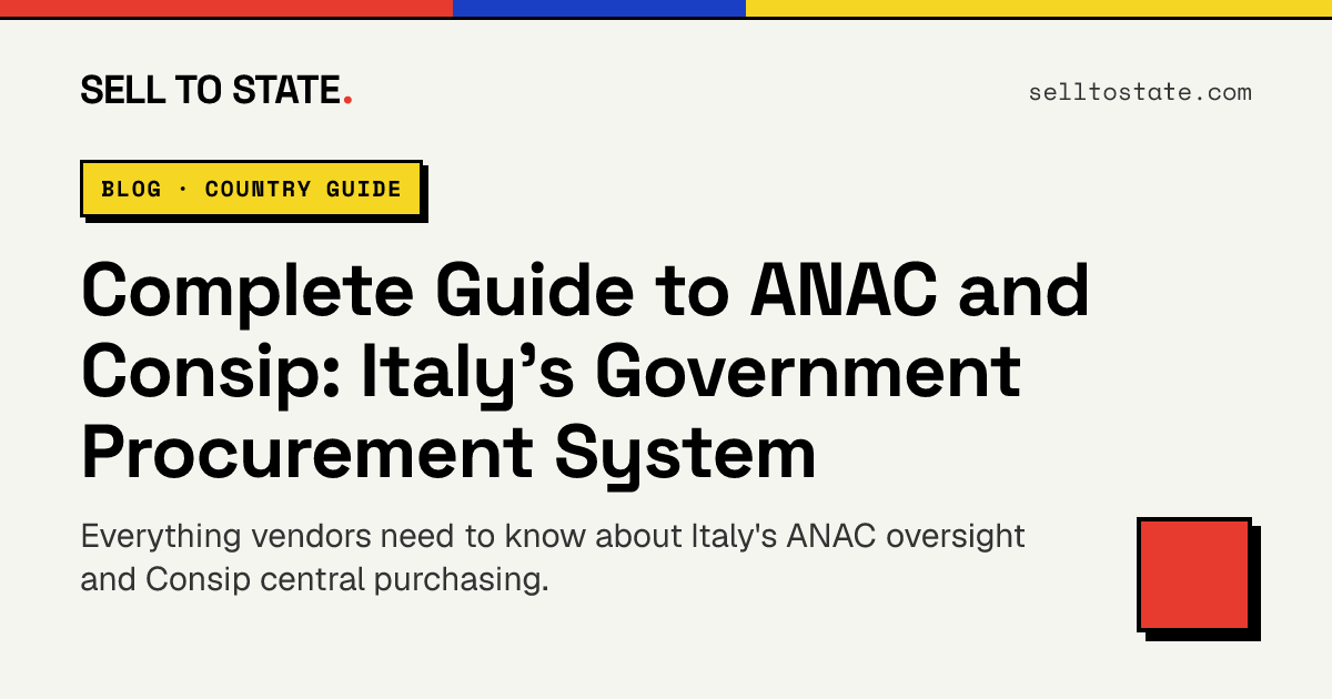 Complete Guide to ANAC and Consip: Italy's Government Procurement System