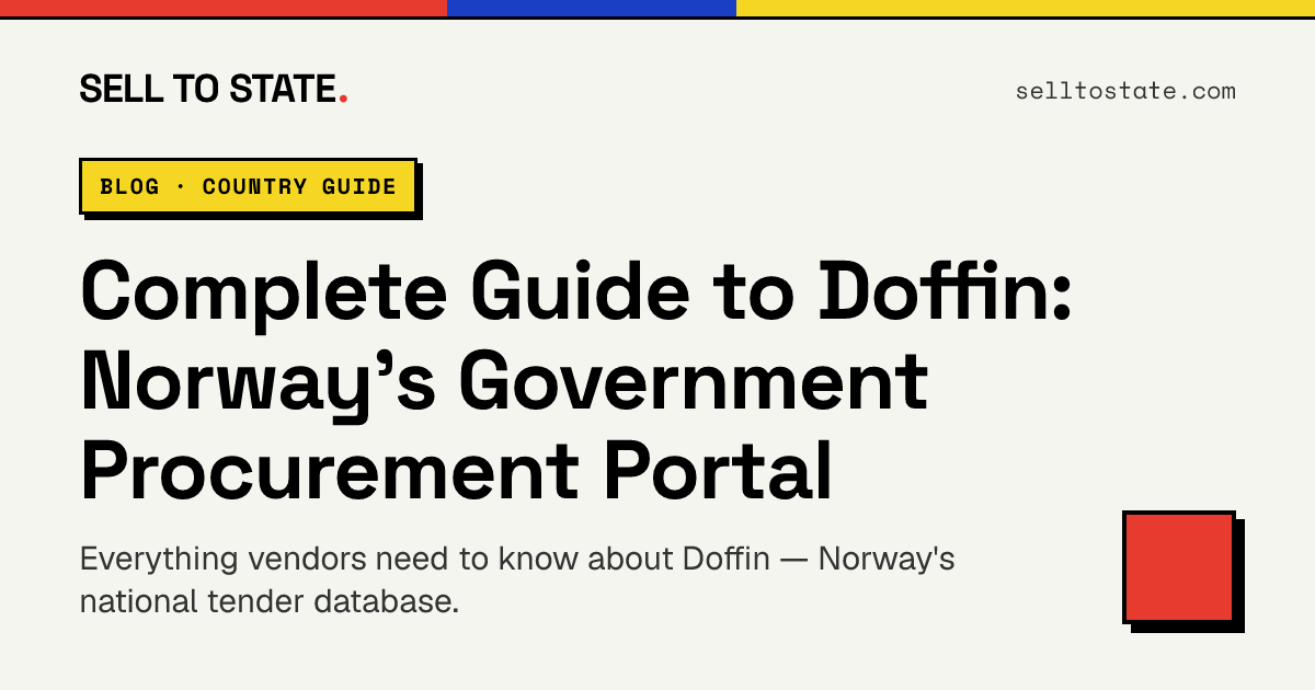 Complete Guide to Doffin: Norway's Government Procurement Portal