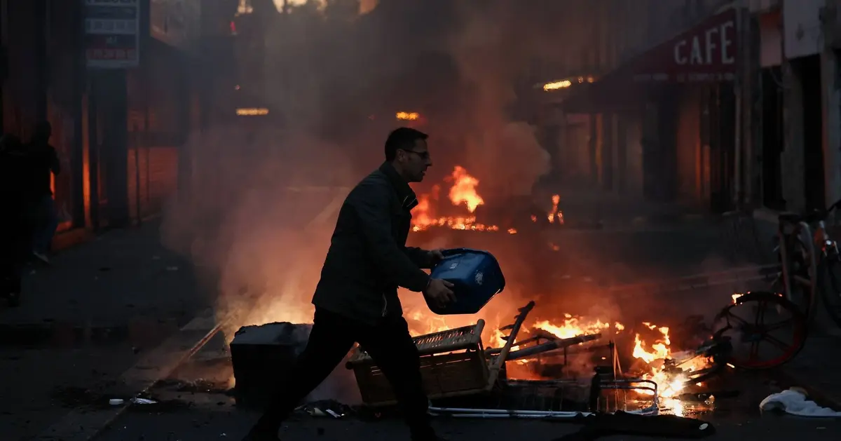 French protests raise fears of spillover effect