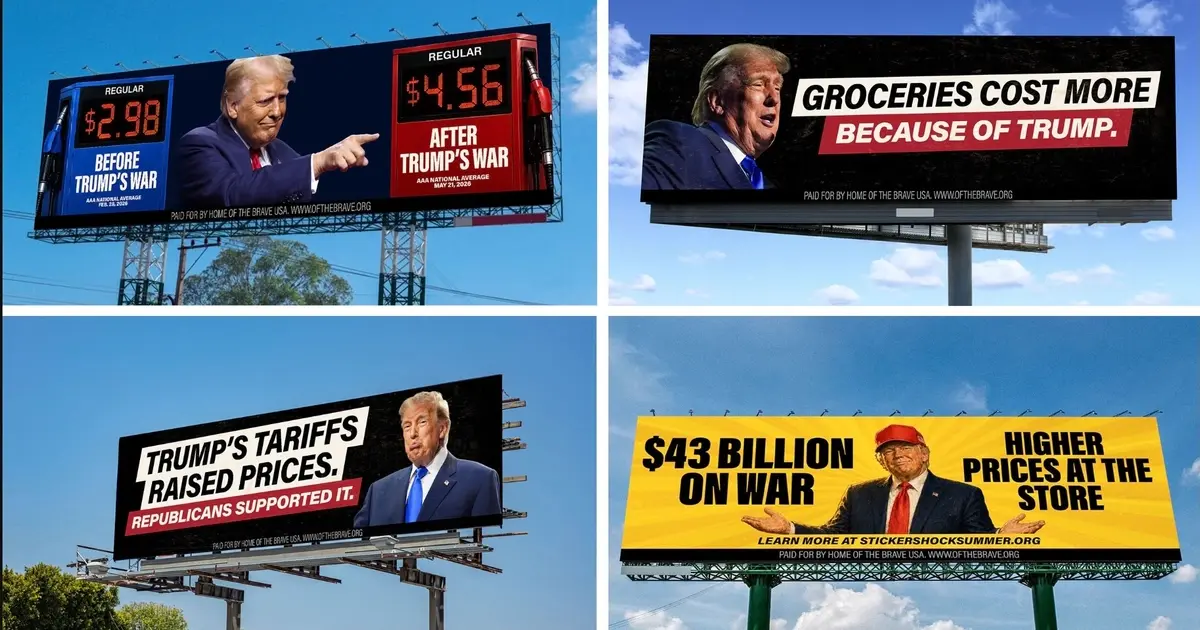 More anti-Trump billboards hit the heartland