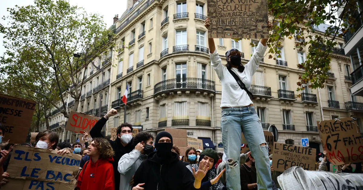 Student protests in France spread to more cities