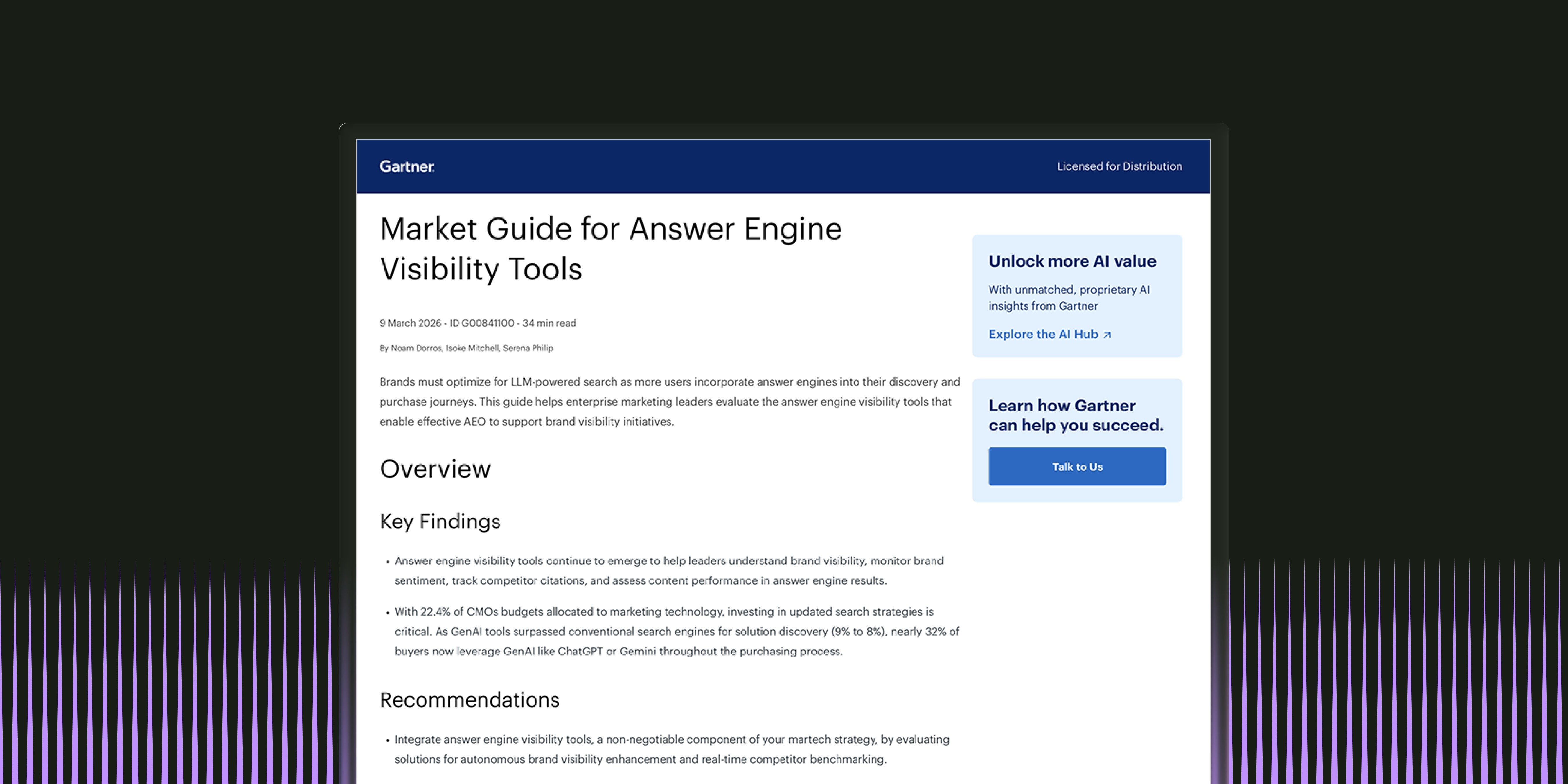 Semrush, an Adobe Company, Named in Gartner® Market Guide for Answer Engine Visibility Tools