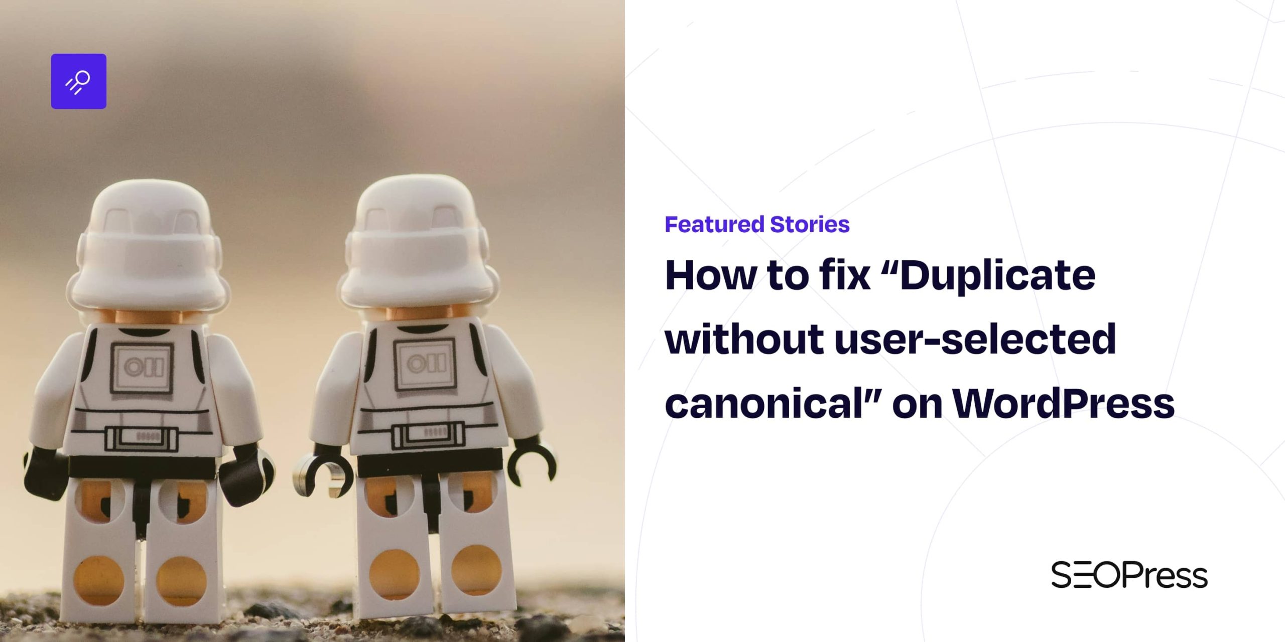 How to fix “Duplicate without user-selected canonical” on WordPress