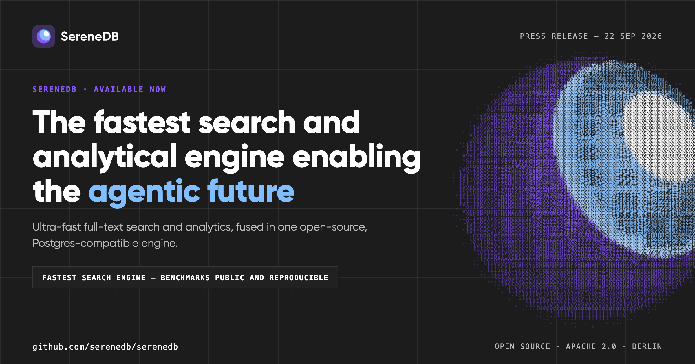 SereneDB Launches Krummelanke: The Fastest Search and Analytical Engine Enabling the Agentic Future