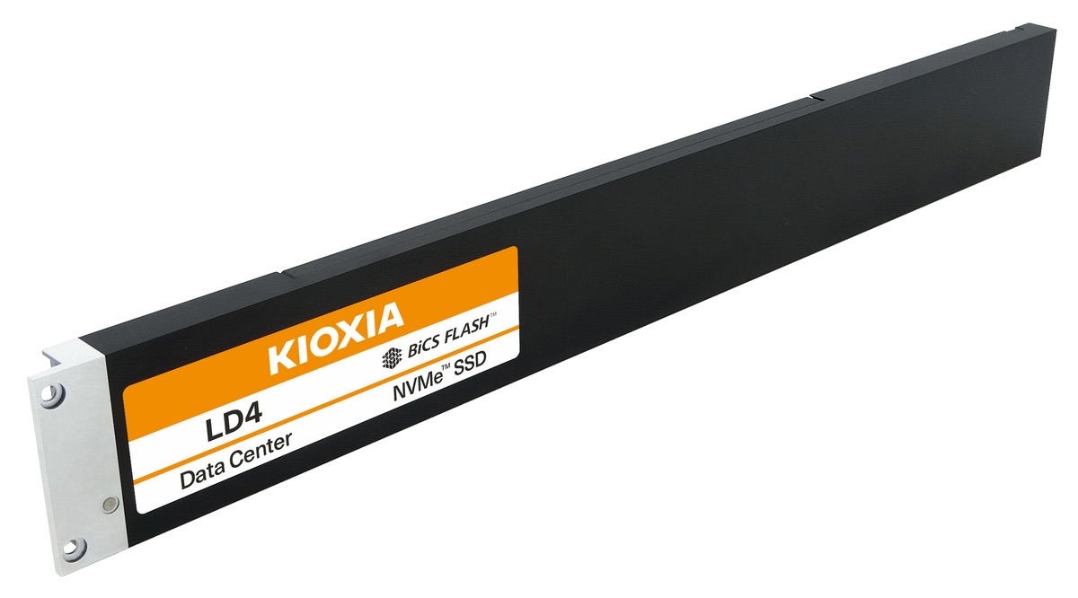 Kioxia LD4 E1.L QLC NVMe SSD Announced