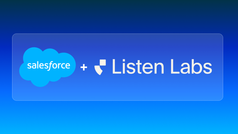 Salesforce to acquire AI customer research startup Listen Labs in reported $2B deal