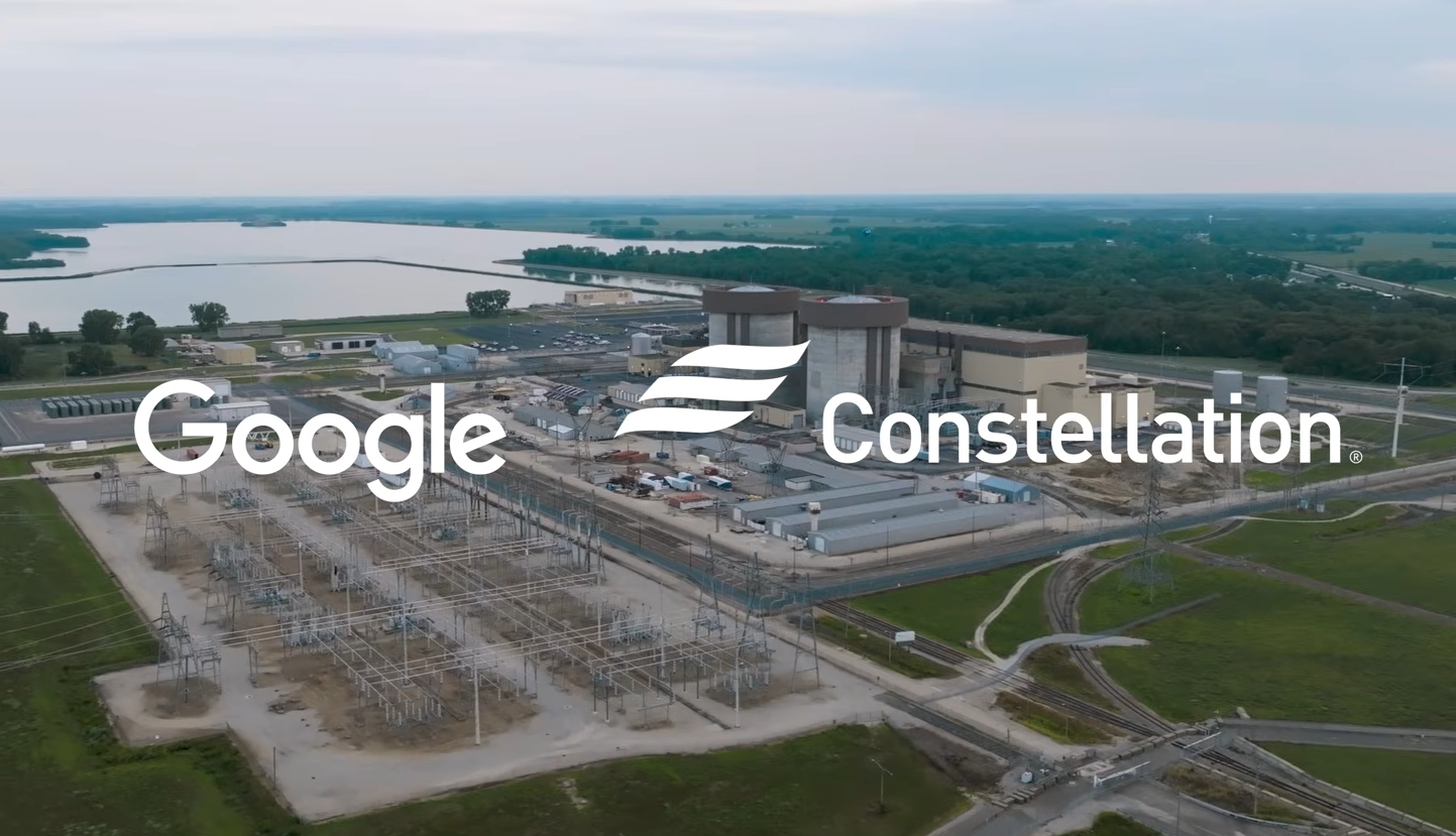 Google goes nuclear to power its AI data centers, committing to buy 890 megawatts of energy from Constellation
