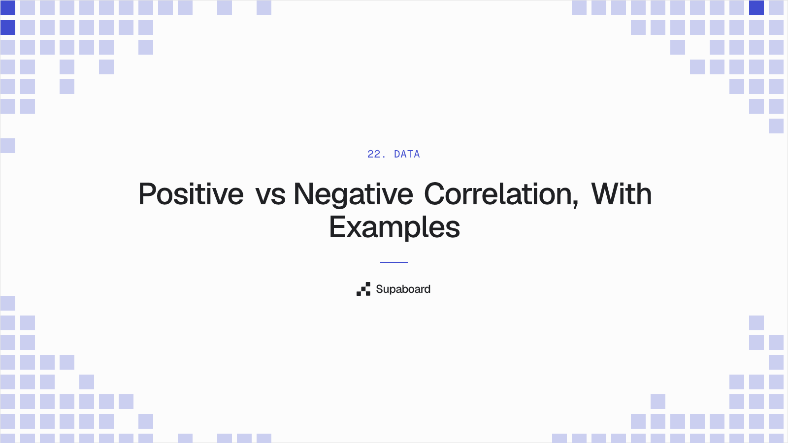 Positive vs Negative Correlation, With Examples