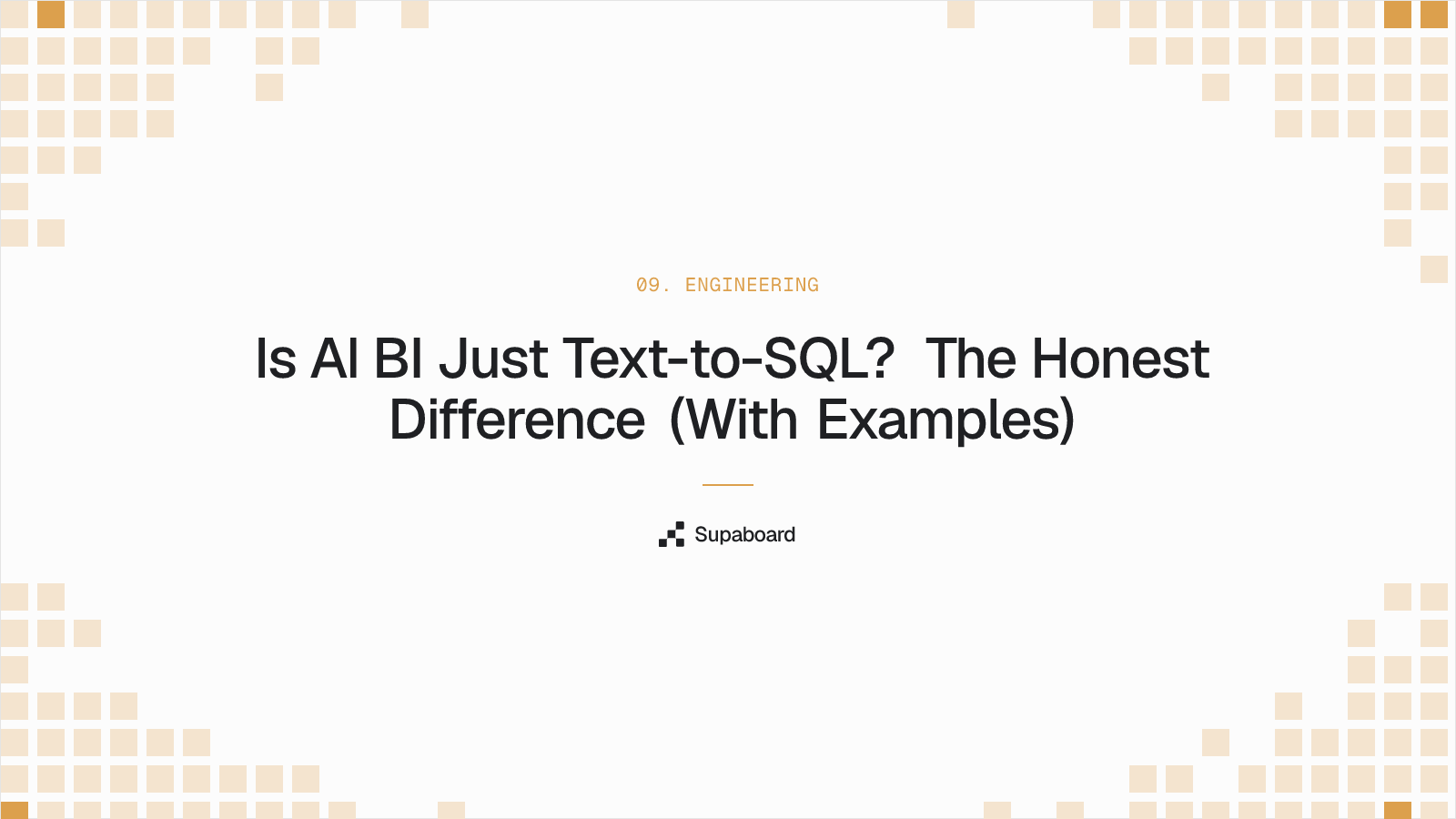 Is AI BI Just Text-to-SQL? The Honest Difference (With Examples)