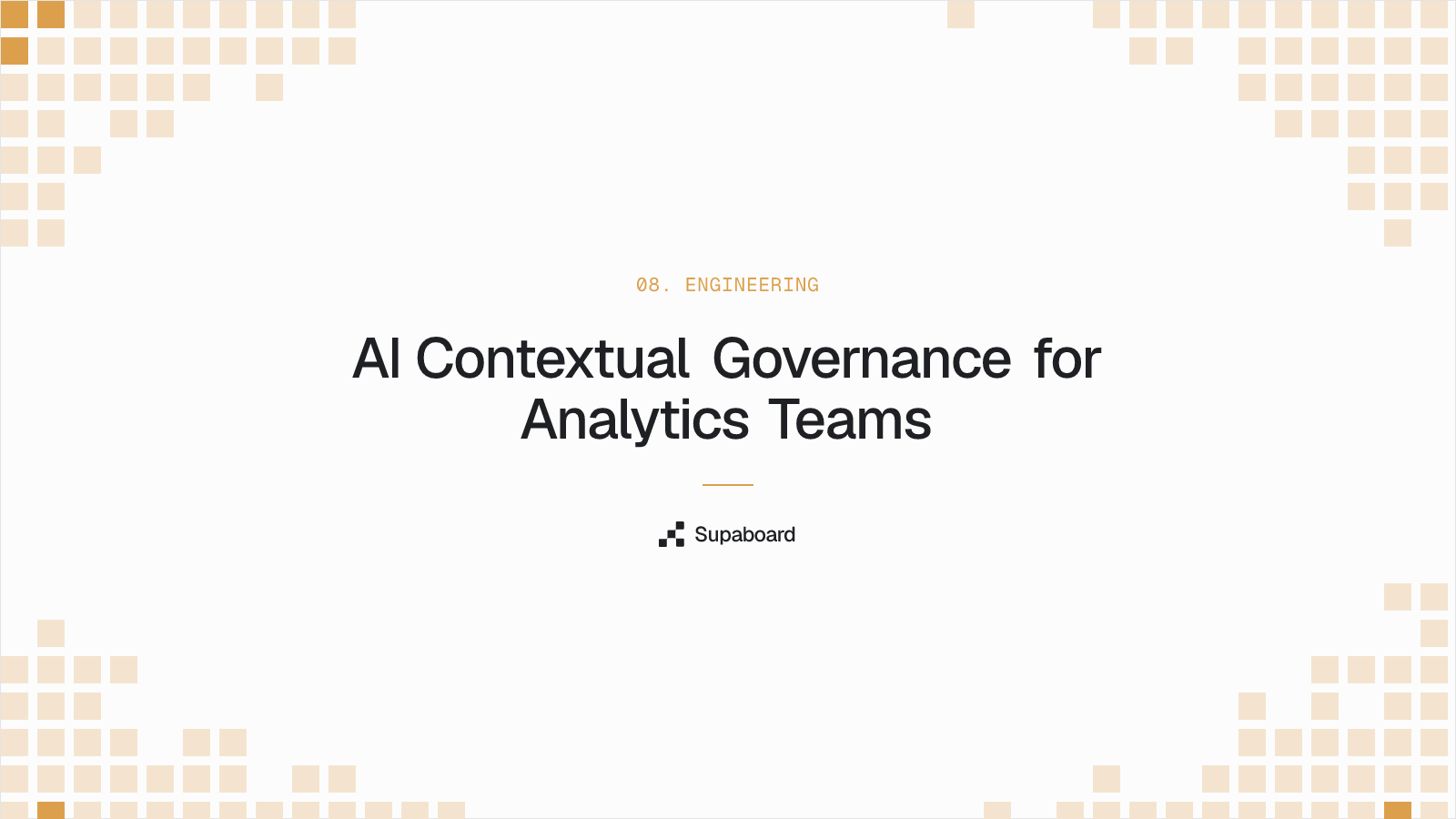 AI Contextual Governance for Analytics Teams