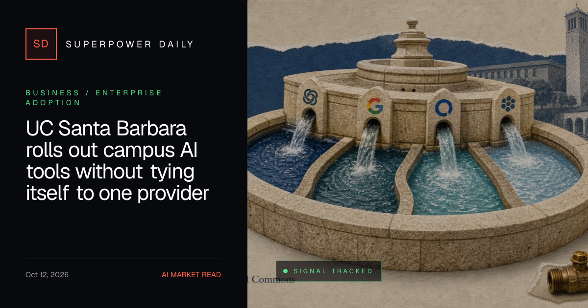 UC Santa Barbara rolls out campus AI tools without tying itself to one provider