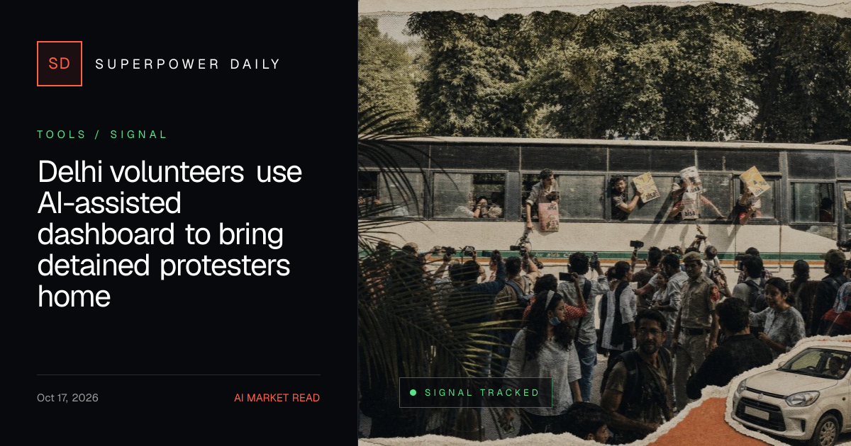 Delhi volunteers use AI-assisted dashboard to bring detained protesters home