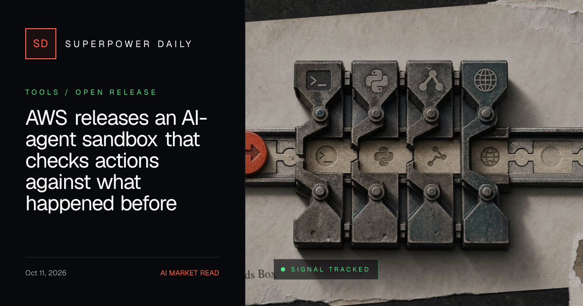 AWS releases an AI-agent sandbox that checks actions against what happened before
