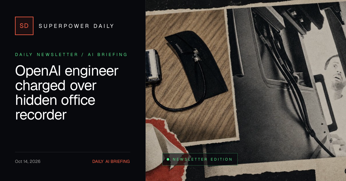 OpenAI engineer charged over hidden office recorder