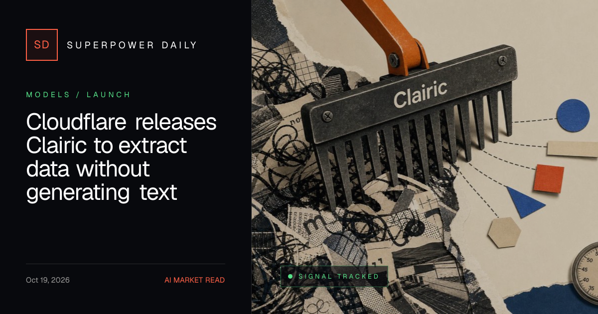 Cloudflare releases Clairic to extract data without generating text