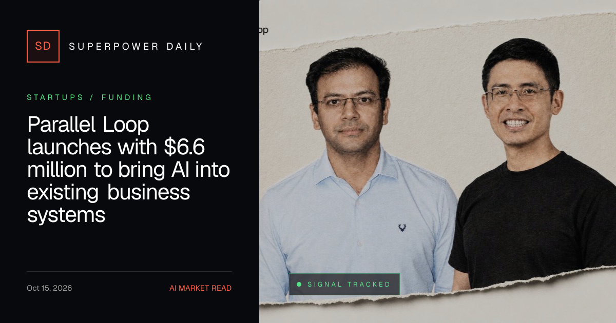 Parallel Loop launches with $6.6 million to bring AI into existing business systems