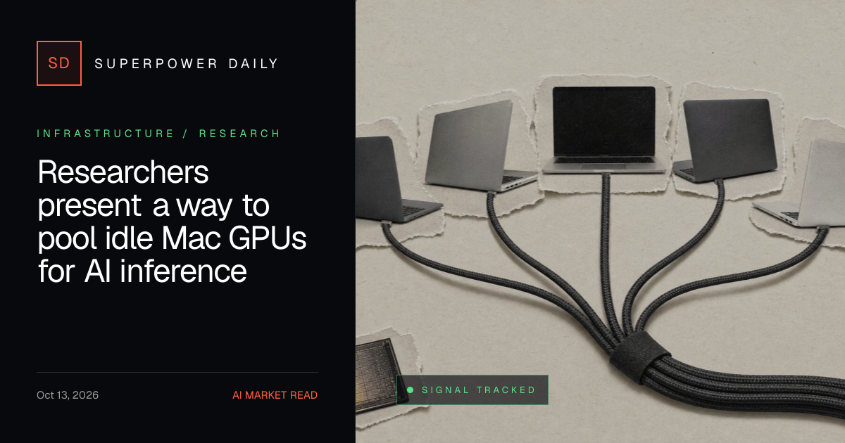Researchers present a way to pool idle Mac GPUs for AI inference