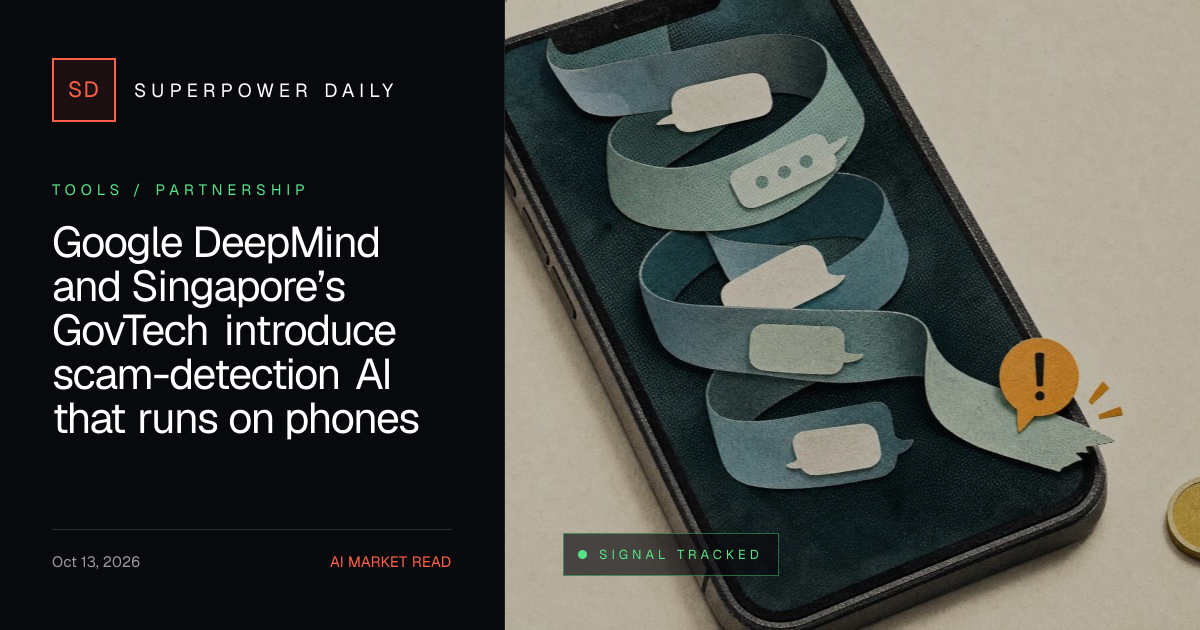 Google DeepMind and Singapore’s GovTech introduce scam-detection AI that runs on phones