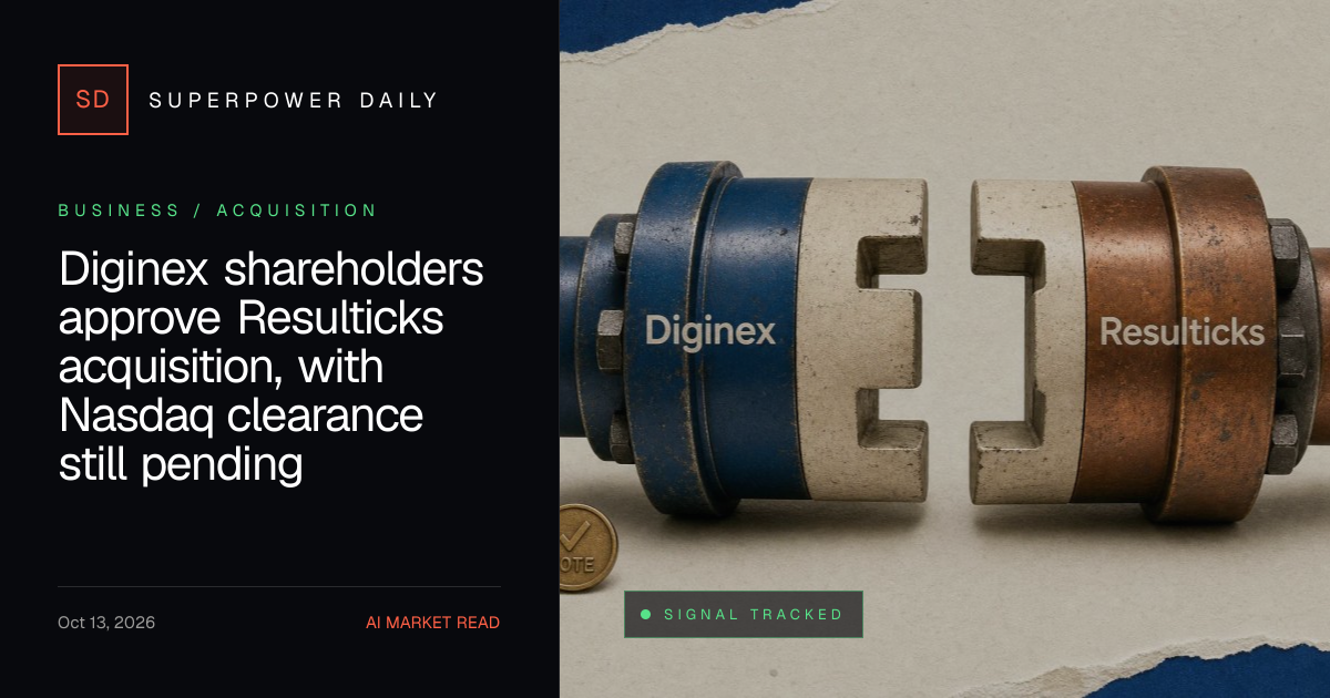 Diginex shareholders approve Resulticks acquisition, with Nasdaq clearance still pending
