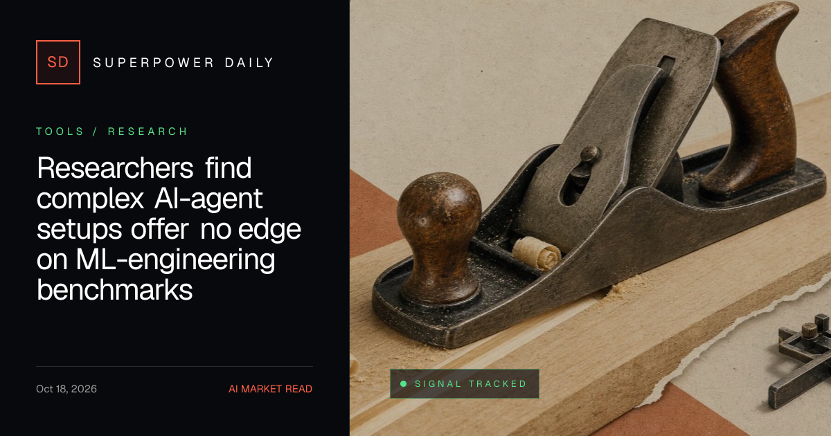 Researchers find complex AI-agent setups offer no edge on ML-engineering benchmarks