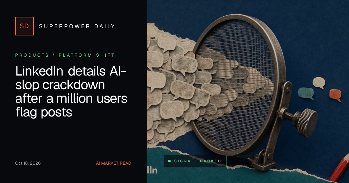 LinkedIn details AI-slop crackdown after a million users flag posts