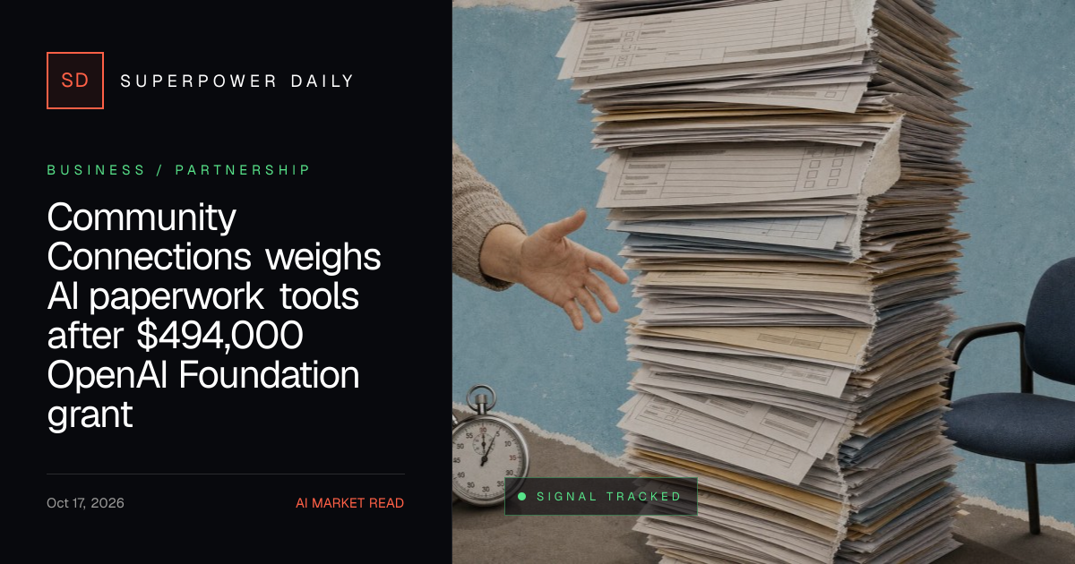 Community Connections weighs AI paperwork tools after $494,000 OpenAI Foundation grant