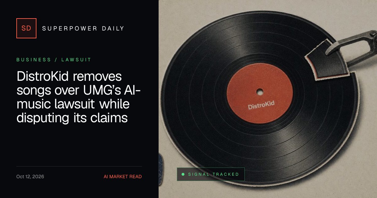 DistroKid removes songs over UMG’s AI-music lawsuit while disputing its claims