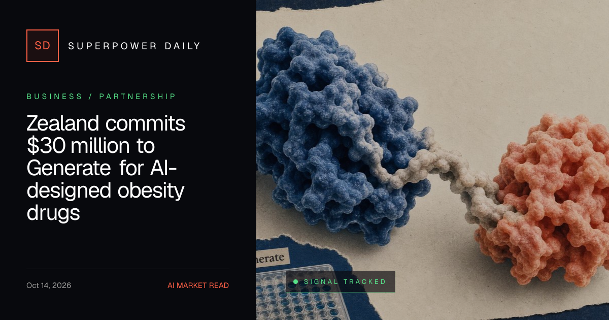 Zealand commits $30 million to Generate for AI-designed obesity drugs