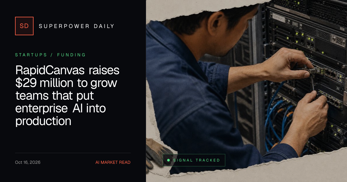 RapidCanvas raises $29 million to grow teams that put enterprise AI into production