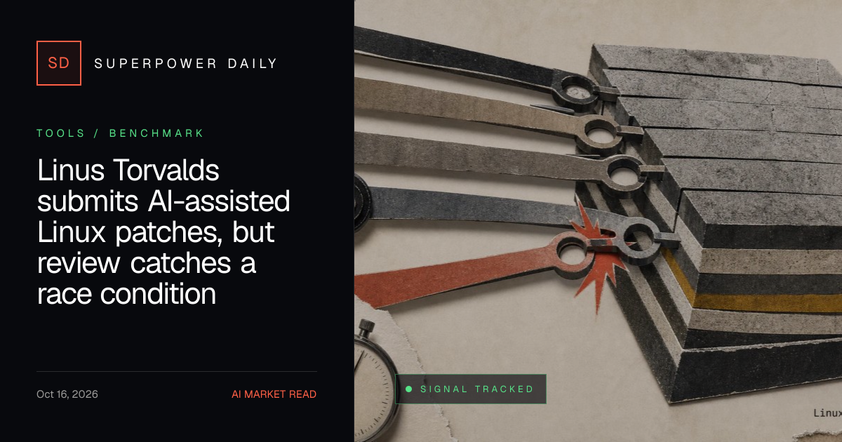 Linus Torvalds submits AI-assisted Linux patches, but review catches a race condition