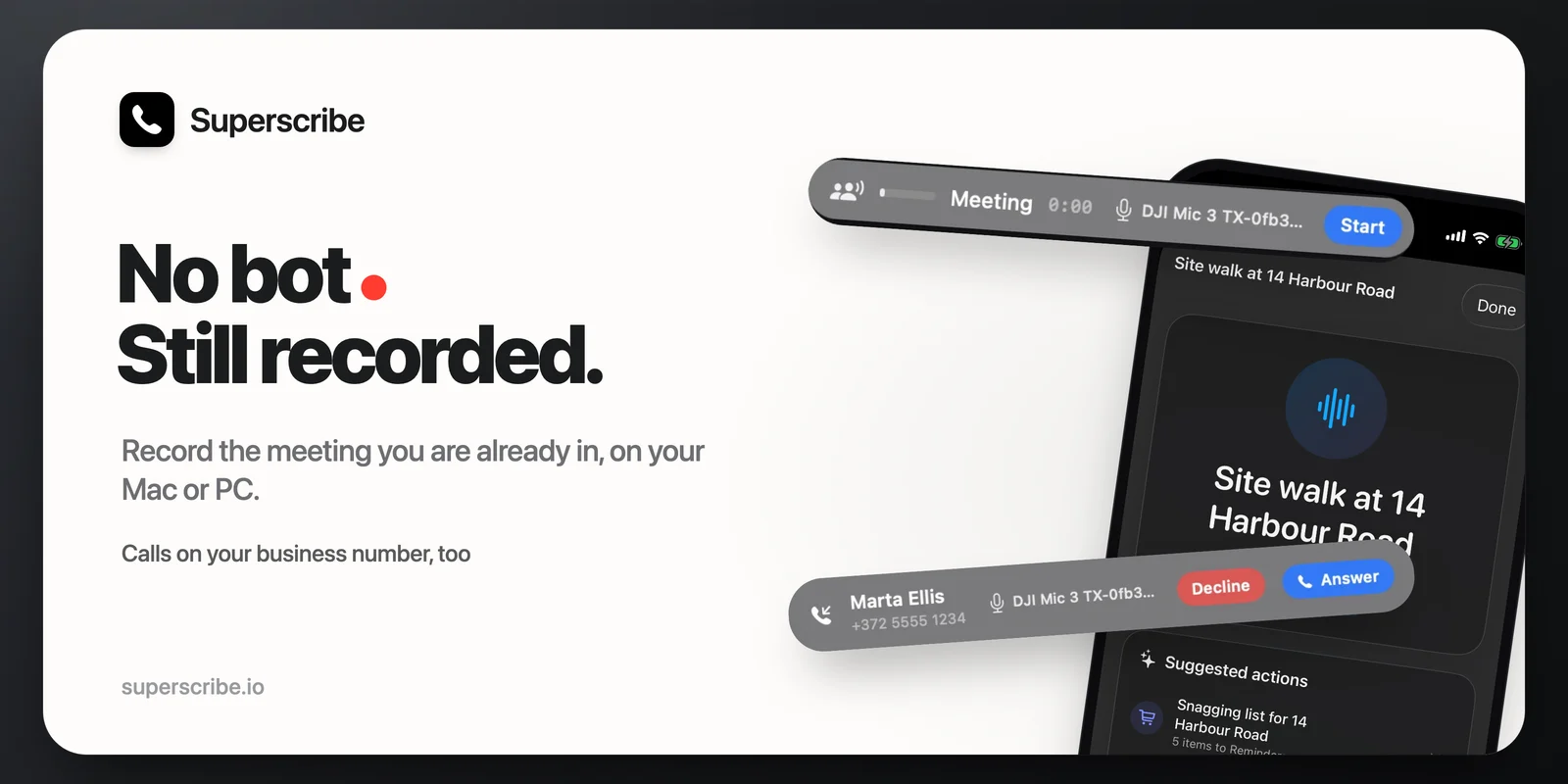 Record the Meeting You Are Already In, on Your Mac