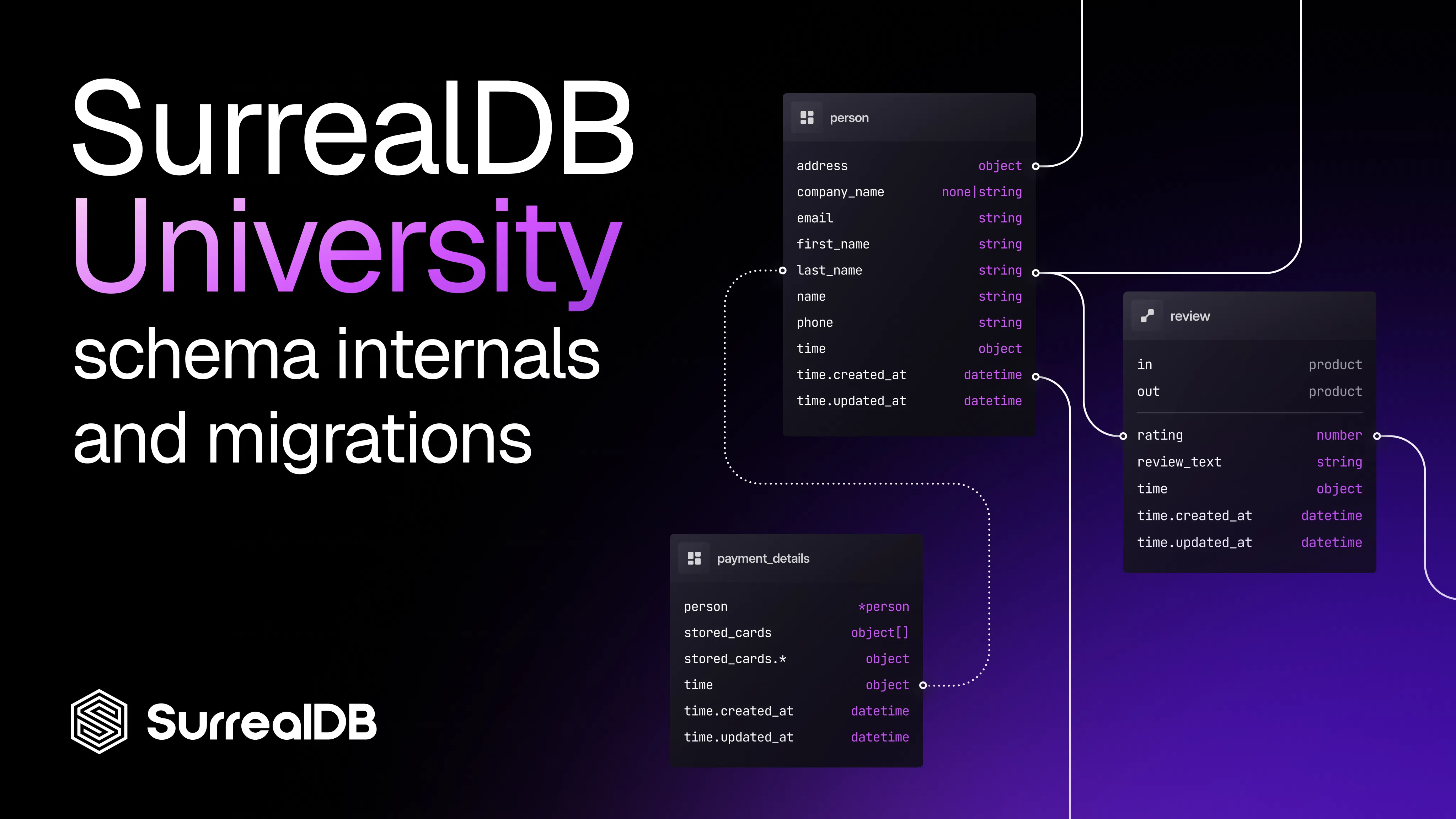 SurrealDB University's newest course on schemas