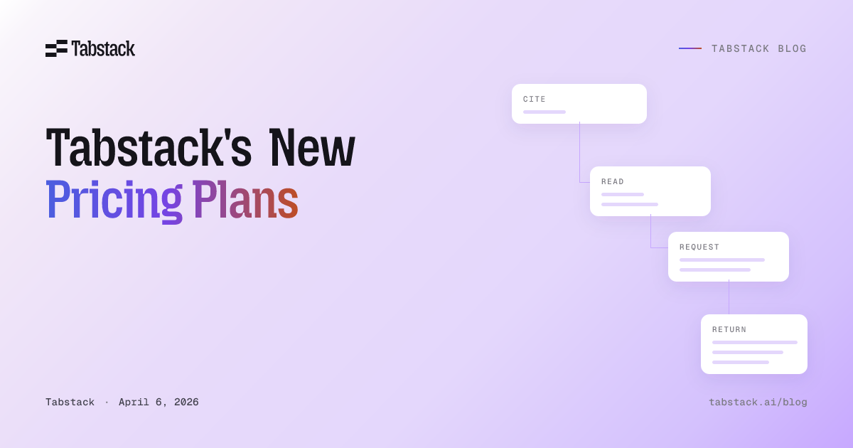 Tabstack's New Pricing Plans