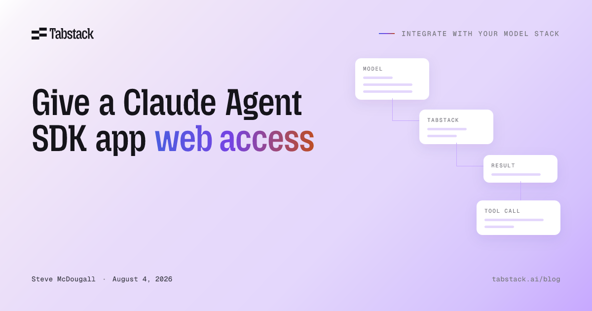 Give a Claude Agent SDK app web access