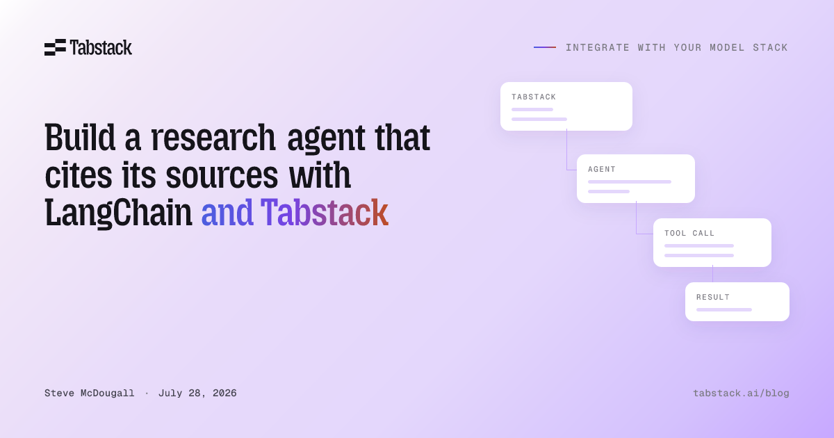 Build a research agent that cites its sources with LangChain and Tabstack