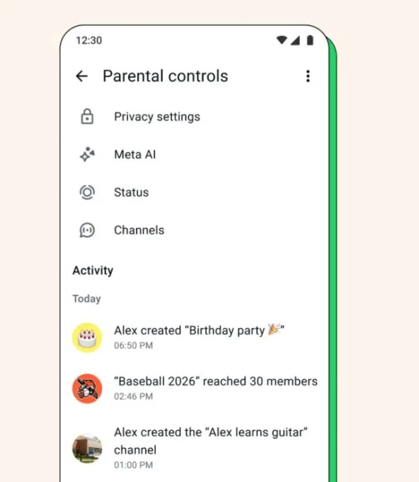 WhatsApp adds new parental controls for teen accounts