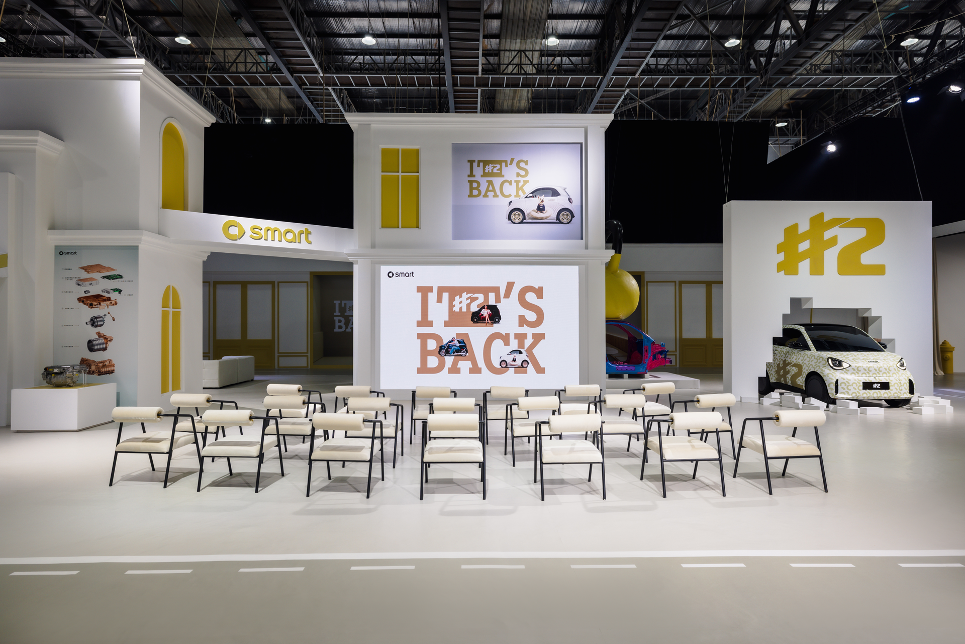 smart previews all-electric #2 engineering at Beijing workshop ahead of Paris debut