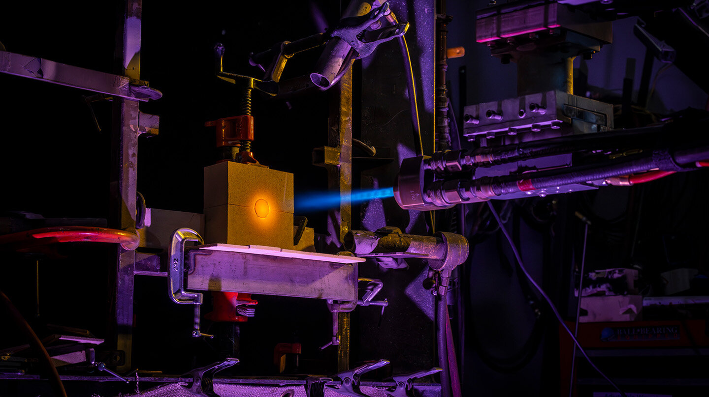 Industrial torch fuels faster development of materials for extreme environments