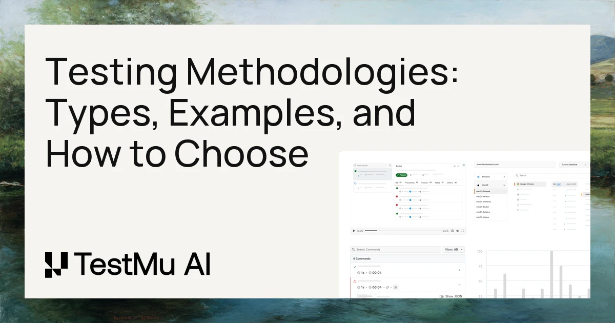Testing Methodologies: Types, Examples, and How to Choose
