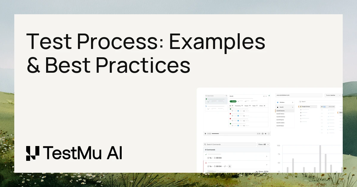 Test Process in Software Testing: Examples & Best Practices