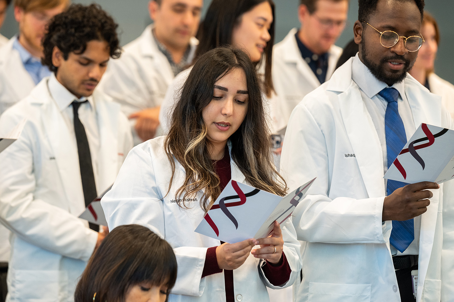 Incoming biosciences PhD students receive lab coats and inspiration