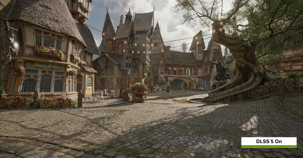 DLSS 5 gets toned down for its Hogwarts Legacy debut next month