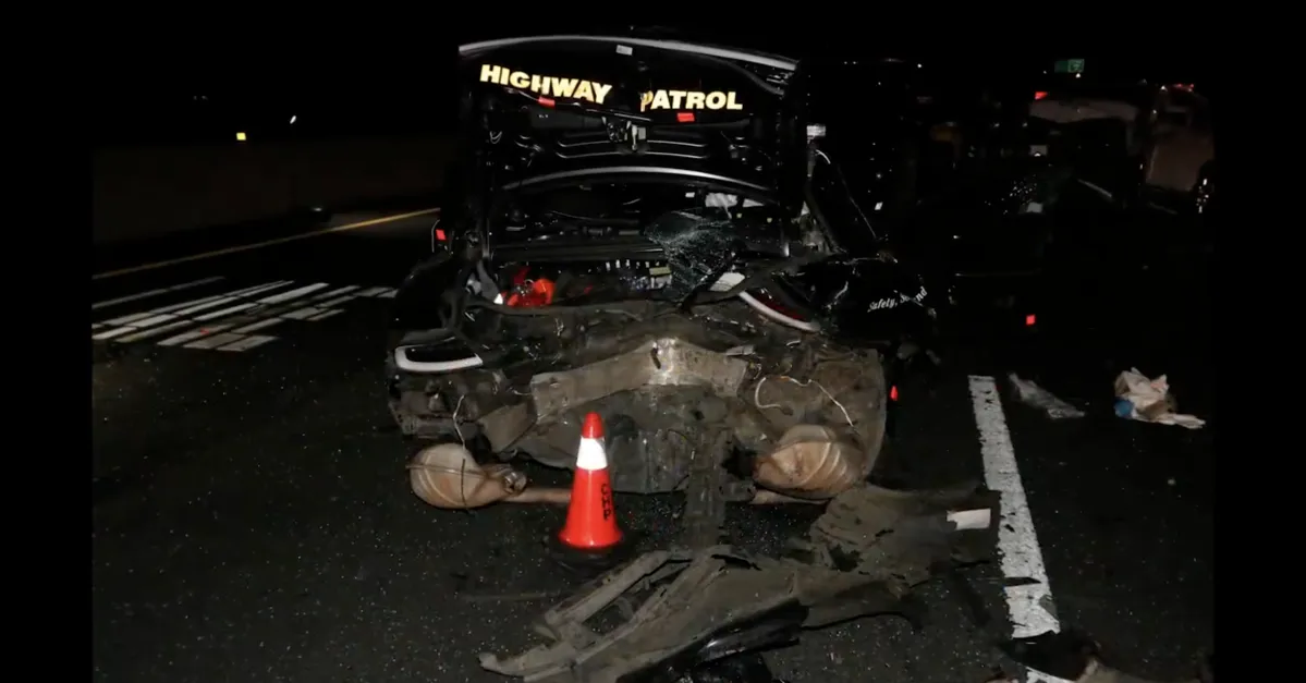 Tesla driver says he was asleep and using FSD when he crashed into highway patrol cars