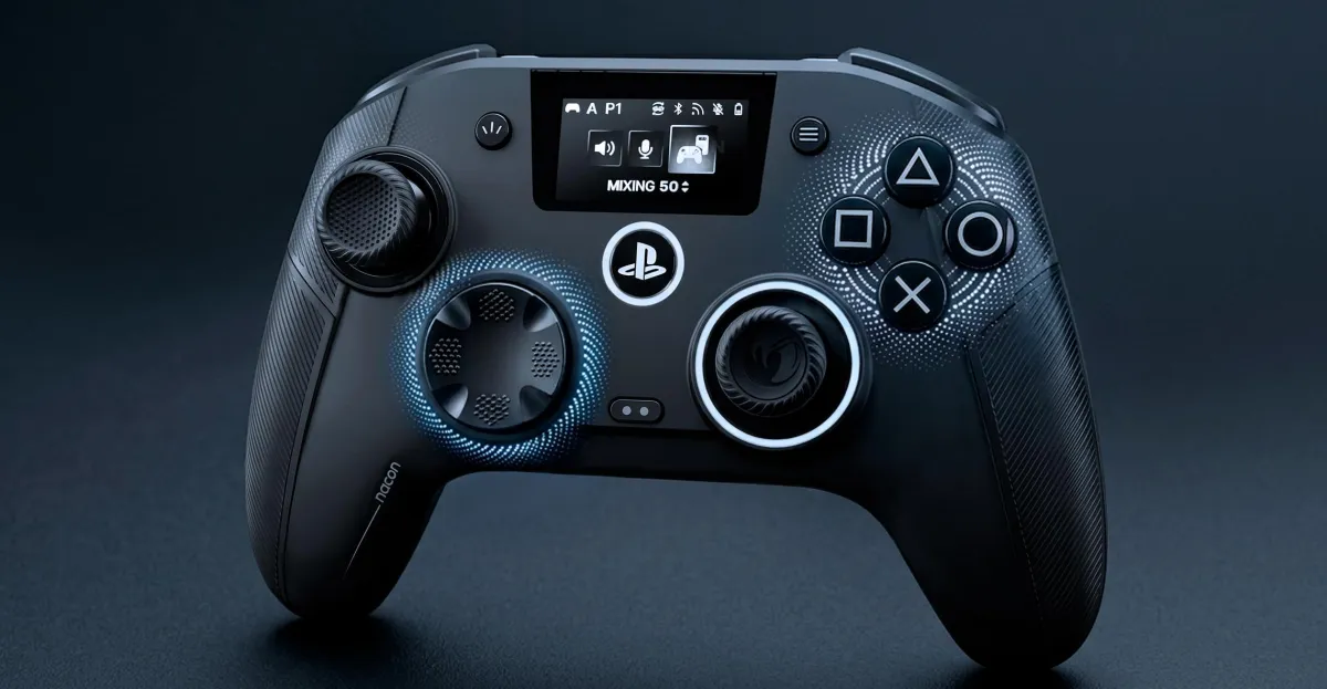 Nacon’s new PS5 controller can mix audio from your phone and console