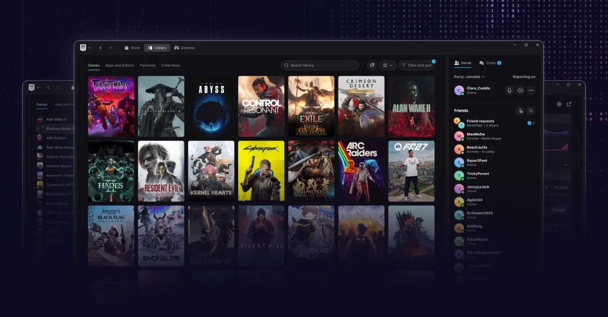 Epic’s new games launcher is ‘vibe coded’