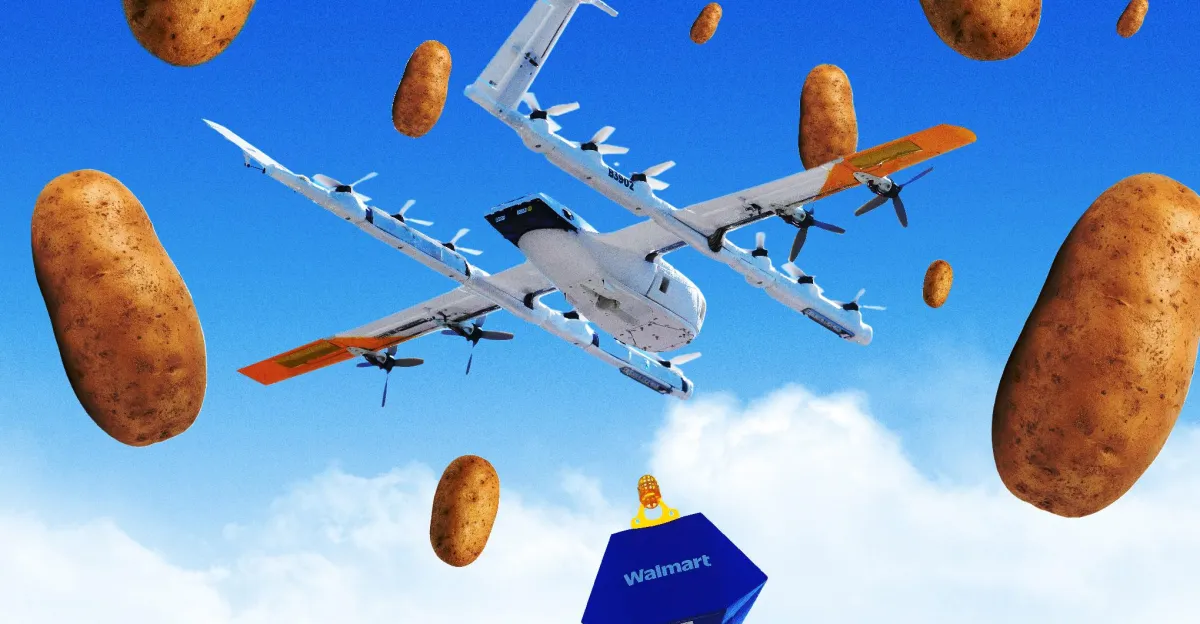 Potato by air