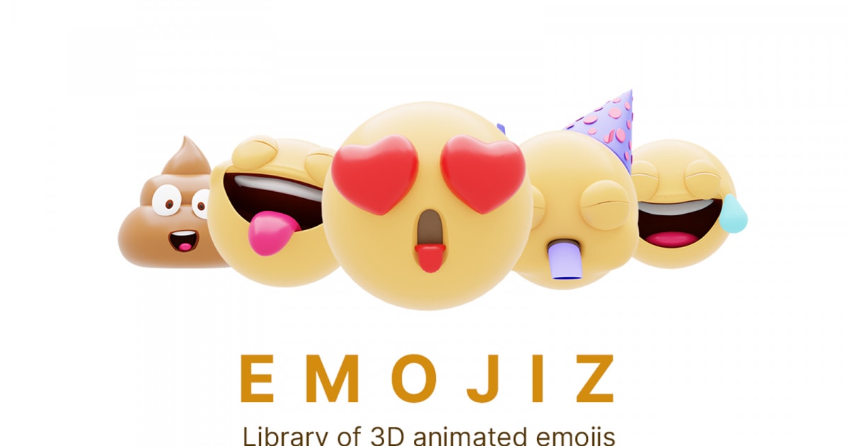 Best Animated 3D emojis pack for your next project.