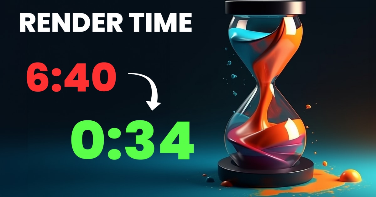 How do I make Blender render faster? 8 Tips for faster renders in cycles